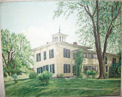 A Painting of our House on Main St., Lodi by Floyd Covert